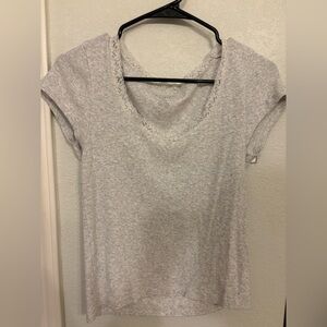 American Eagle Scoop Neck Fitted Top